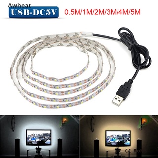 [Awheat] 5v TV LED retroiluminación USB LED tira de luz decoración de la lámpara de la cinta de la TV de fondo de iluminación