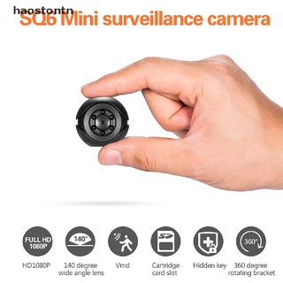 [haostontn] Mini cámara espía oculta 1080p Dv Dvr niñera Cam visión Nocturna Ir (Haostontn)