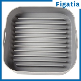 [FIGATIA] Freidora de aire de silicona olla de alimentos seguros freidoras de aire accesorios de horno No más duro cesta de limpieza después de usar Airfryer reemplazo para forros de papel