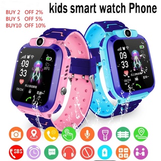Los Niños Smart Watch SOS Teléfono Reloj Smartwatch Para Con Tarjeta Sim Foto Impermeable IP67 Regalo Para IOS Android
