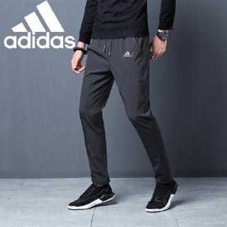 Big Adidas pantalones casuales para hombre, color negro, gris, talla grande, M-5XL