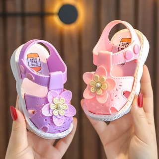 2021 niñas sandalias de los niños Baotou suela suave pequeñas niñas zapatos de princesa bebé niño zapatos2021 [hkmgm12.my9.23]