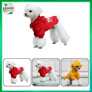 Livecity chaqueta Portátil impermeable Para mascotas a prueba De viento Para mascotas