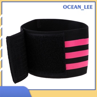 Banda De brazo ajustable De brazo De océano 2x Para brazo deportivo De fútbol negro (8)