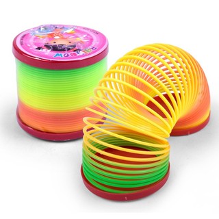 Juguete Creativo De Plástico Arco Iris Mágico Slinky Para Niños/Juguetes Divertidos Clásicos