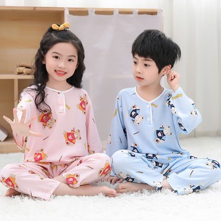 Pijamas de seda de algodón para niños, niñas, 1-13 años de edad, bab, 1-13, 13,6 € (2)