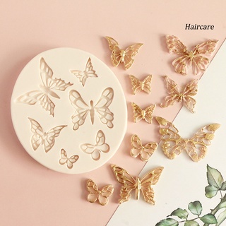 molde de patrón de mariposa saludable diy ligero patrón de mariposa de silicona fondant molde de decoración de tartas molde para interior