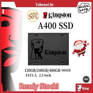 Kingston A400 SSD Unidad De Estado Sólido Interna 120GB 240GB 480GB 2.5 Pulgadas SATAIII 960GB
