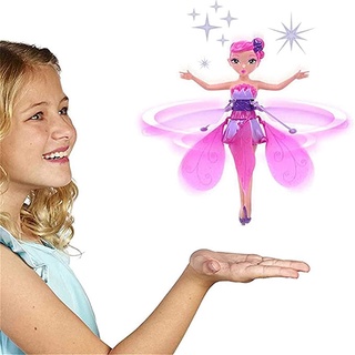 Muñeca Voladora De Hadas Para Niñas Juguete Mágico Ala Infrarroja Control De Inducción Niño Princesa Con Mando A Distancia (1)