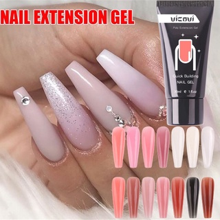 SIMUL Professional Nail Art UV Gel Beauty Builder Gel Poly Nail Gel Nail Tips Manicure Tool 15ml 12Colors Quick Building Nail Extension (6)