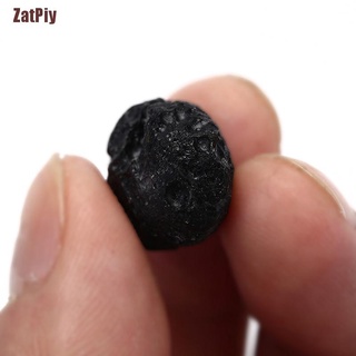 [mZATY] 1XTektite Meteorite Raw Specimen Mineral Rock Iron Stone Rough Black Space PPO