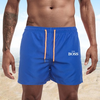 Nuevo verano sí BOSS Casual hombres pantalones cortos de playa de secado rápido pantalones cortos bermudas para hombre pantalones cortos S-4Xl 0111a