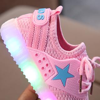 luz led zapatos de los niños de los niños y las niñas zapatos de deporte de moda casual zapatos de bebé niño zapatos antideslizante de suela suave zapatos de 1-6 años de edad (6)