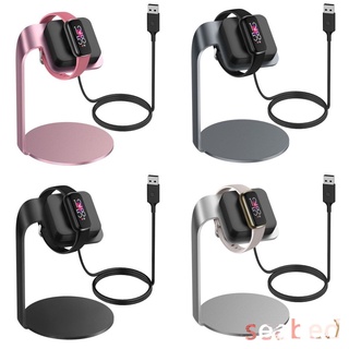 seabed For Fitbit Luxe Desktop Charger Stand USB Fast Charging Dock Station For Fitbit Luxe Smartwatch For Travelers And Business seabed