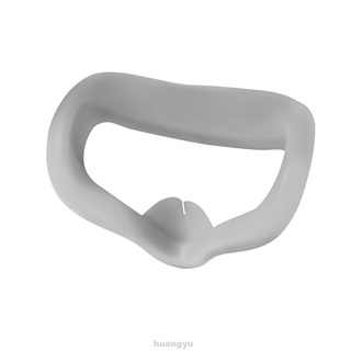 Cubierta de ojos reutilizable lavable de silicona suave Anti sudor VR auriculares para Oculus Quest 2