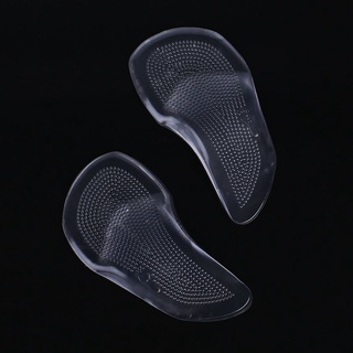 corrector de pies planos para zapatos de silicona ortopédica plantilla arco soporte almohadilla