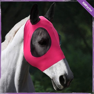Breathable Horse Fly Mask Prevents Flies Insect Soft Horses Mask Headwear (5)