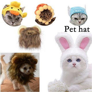 Divertido Lindo Perro Gato Headwear Mascota Tocado Fiesta De Cumpleaños Disfraz Gatos Gorra Sombrero Accesorios Para Mascotas