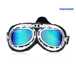 Windqinfen Vintage a prueba de viento motocicleta Scooter gafas casco Motocross gafas gafas