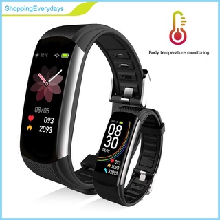 (ShoppingEverydays) C6s compatible con Bluetooth Smart Band impermeable Monitor de sueño de frecuencia cardíaca