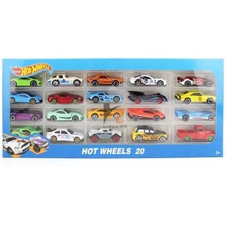Hot Wheels 20 Pack Cars Set Die Cast Multi 1:64 Scale Toy Car Gift Set H7045