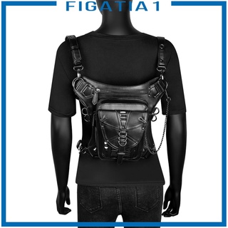 [FIGATIA1] Gótico Steampunk bolsa de cintura hombres mujeres Retro muslo pierna gota bolsa bolsa