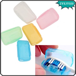 Travel Camping Toothbrush Head Protector Cap Clean Box Case Cover Pack Of 5