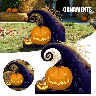 metal garden stake creativo adorno de calabaza clásico halloween fiesta accesorios decoración para exteriores
