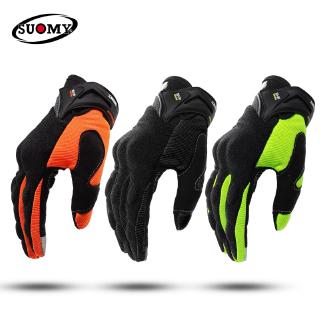 suomy guantes de motocicleta de carreras de motocross equitación transpirable verano guantes de dedo completo luva motoqueiro guantes