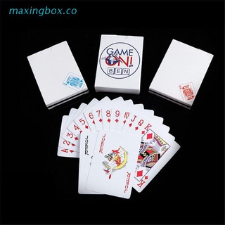 maxin pvc impermeable juego de cartas a prueba de desgaste de plástico poker bar juego de mesa