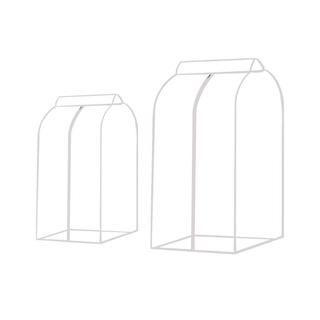 clcz bolsa de ropa colgante transparente ventana armario armario ropa bolsa de almacenamiento de polvo cove