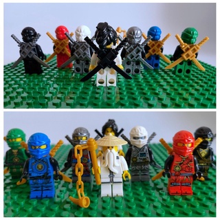 MMSS Ninjago Película Minifiguras Compatible Lego Ninja Jay Kai Bloques De Construcción Juguetes