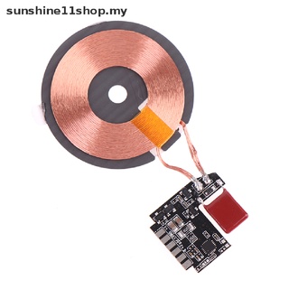 Nuevo^*^ placa de circuito de carga inalámbrica Universal de 15 w con bobina [sunshine11shop]