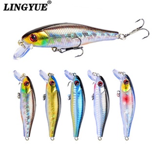 ALLSMILEE 70mm 14g Pencil Sinking Minnow Baits Useful Winter Fishing Fish Hooks Crankbaits Tackle Multicolor Outdoor Minnow Lures (8)
