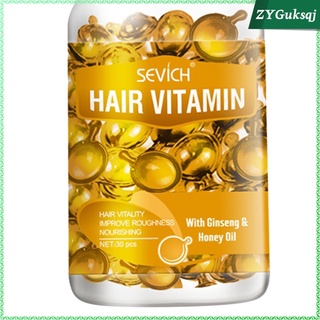 Hair Vitamin Serum Capsule with Vitamins B5 Oil Repair Hair For Women