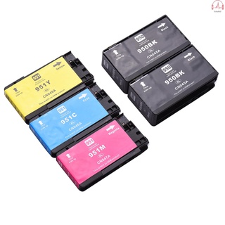 Cartucho de tinta Compatible Cs Aibecy para 950XL 951XL de alto rendimiento Compatible con HP Officejet Pro 8100 8600 8610 8620 8630 8640 8660 8615 8625 251DW 276DW impresora 5-Pack (2 negro, 1 cian, 1 Magenta, 1 amarillo) (7)