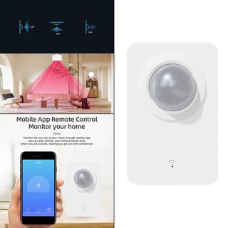 sensor pir de movimiento wifi 2.4g, para tuya, asistente para el hogar, aplicación de vida inteligente, seguridad en el hogar, hogar inteligente (1)