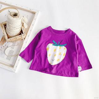 se7en otoño bebé niña de manga larga camisetas niños dibujos animados impreso tops camisetas casual blusa (8)