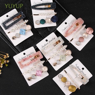 Yuyup 3 pzas/juego De horquillas para el cabello con perlas/accesorios para el cabello