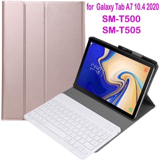 Funda para Samsung Galaxy Tab A7 Samsung Galaxy Tab A7 2020 inalámbrico bluetooth teclado funda SM-T500 SM-T505