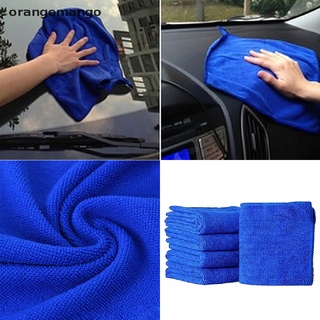 orangemango 5pcs fabuloso gran azul paño de lavado coche auto cuidado toallas de limpieza de microfibra co