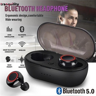 Y50 Tws audífonos inalámbricos Bluetooth audífonos Fitness in-ear audífonos Para teléfono móvil tranquility