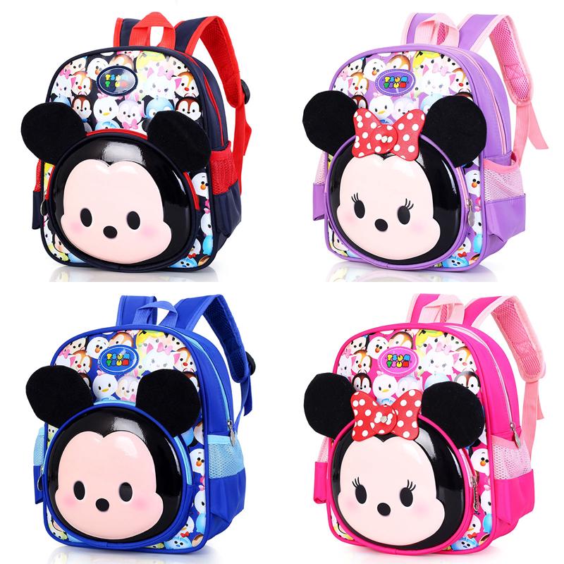 VARITY* mochila escolar de dibujos animados de Minnie Mickey Mouse para niños