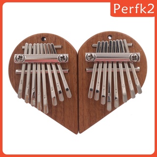 [PERFK2] 8 teclas Mini Kalimba pulgar Piano Marimba instrumento Musical regalos