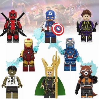 Marvel Vengadores Endgame Minifigures Hulk Iron Man Loki Compatible Lego Bloques De Construcción Colección Juguetes Regalos