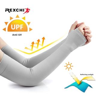 Unisex Slim Cooling mano calcetín sin costuras hielo seda UV proteger brazo mangas (1)