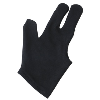 30x billar billar taco guante piscina mano izquierda/derecha tres dedos accesorio negro (4)