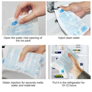 Giovanni Dry Cold Ice Pack Fresh Gel Cooler Bag bolsa de hielo 10 unids/set cuidado de la salud cool down reutilizable terapia fría refrigerada alivio de alimentos dolor (4)