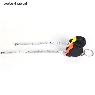 (waterheaed) 2pcs retráctil regla cinta métrica llavero mini bolsillo tamaño 1m herramienta de medición en venta