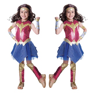 Disfraz de Halloween mujer maravilla disfraz de Halloween niños Cosplay Anime disfraz Supergirl Wonder Woman (1)